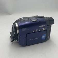 Sony DCR-DVD91E Handycam videocamera DVD blu per ricambi/riparazione non testata