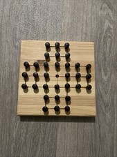 Solitär Brettspiel Holz Steckspiel