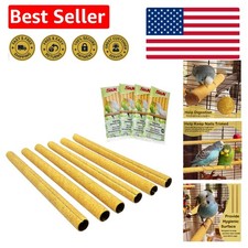 Easy-to-Install Sanded Perch Covers - 24 Pack for Parakeets, Canaries  More