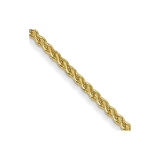 10k Yellow Gold 1.05mm Spiga Chain Necklace