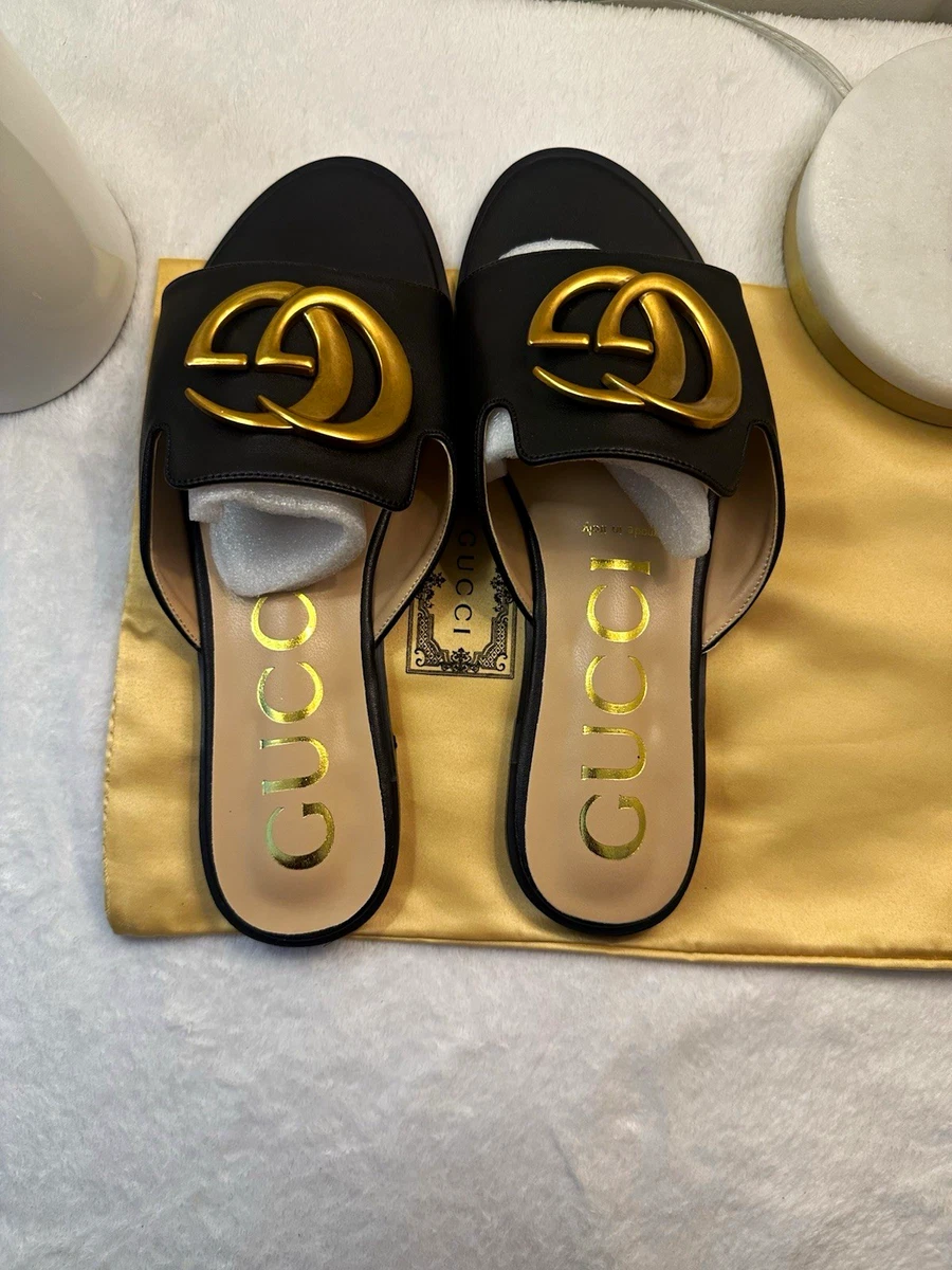 Gucci Gold Sandals for Women for sale - eBay