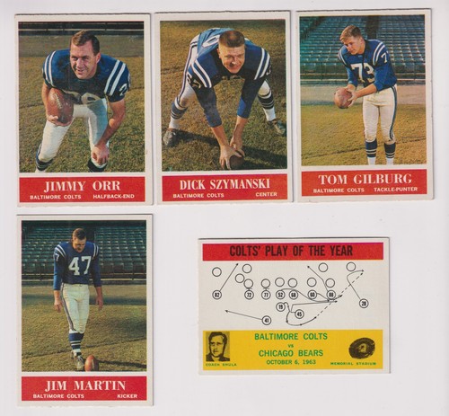 1964 Philadelphia Football Baltimore Colts Lot (5)