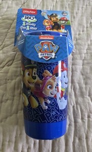 Blue Paw Patrol Playtex 10 Oz Spill Proof 360° 2 Piece NEW Cup -  Free Shipping