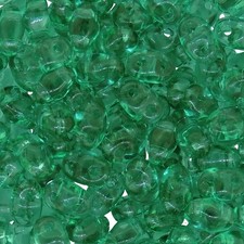 MiniDuo Beads Two Hole Seed Beads 4mm x 2mm Emerald Green 8GM Tube