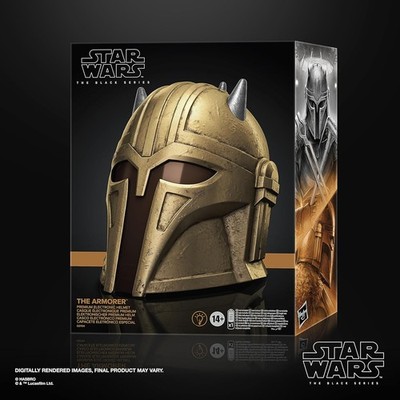 Hasbro Star Wars The Mandalorian Black Series Waffenschmiedin Helm The Armorer