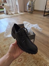 ECCO Leder schwarze Halbschuhe Neu