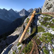 Native American Style Flute  Western Cedar  Hijaz Scale  Low E  440 Hz.