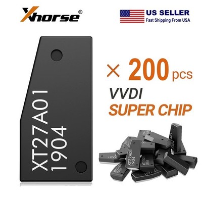 200x Xhorse VVDI Super Chip XT27A01/A66 Transponder for VVDI2 Mini Key Tool/Max