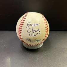 Buster Olney In Person Autographed Baseball ESPN MLB Analyst SEE DESC