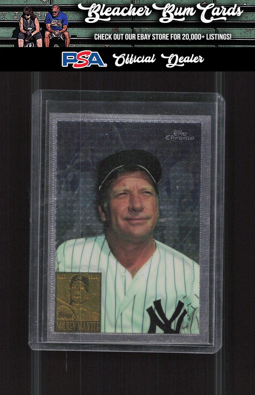 1996 Topps Chrome 7 Mickey Mantle