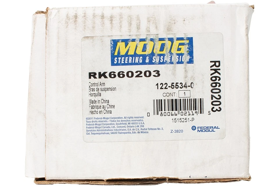 Brazo de control inferior delantero de repuesto Moog para Jeep Cherokee modelo 84-01 RK660203 Foto 4 de 4