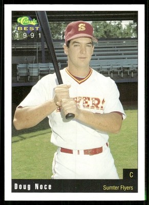 1991 Classic Sumter Flyers DOUG NOCE RC EXPOS SAN MATEO CA