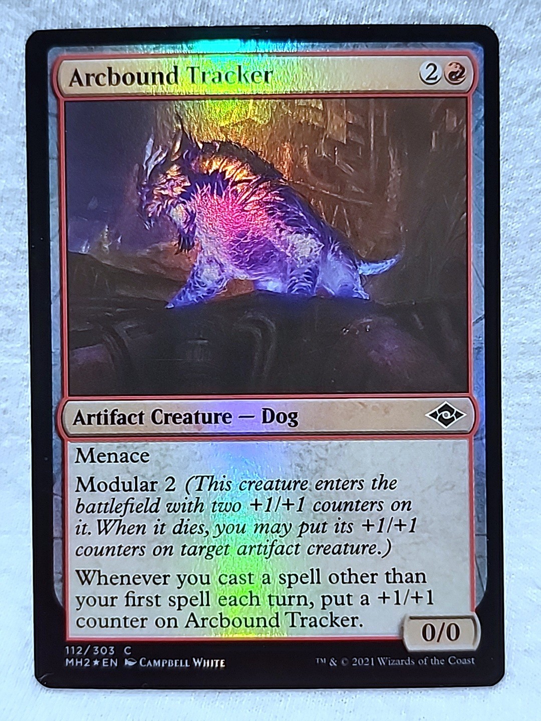 Arcbound Tracker 112/303 Foil Common Modern Horizons 2 Magic: The Gathering