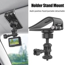 Resin Car Visor Mount Holder with Ball Head Adjustment for Action Camera