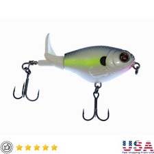 R2S Whopper Plopper 75 Plastic Fishing Lure Topwater Musky Bass Killer New