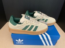 New Adidas Samba XLG Putty Grey/Collegiate Green/Gum Shoes. Youths 6. Womens 7