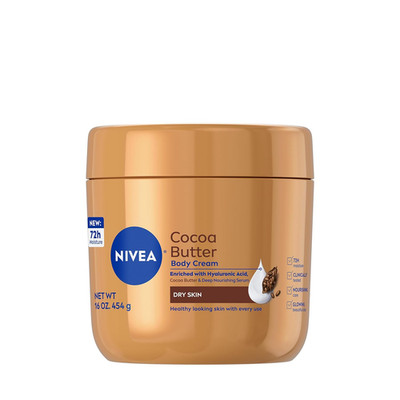Cocoa Butter Body Cream with Deep Nourishing Serum, Cocoa Butter Cream for Dry S