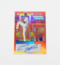 2022 Leaf Vivid Painting Corners Red Eury Perez #PC-EP1 Auto #'d /35