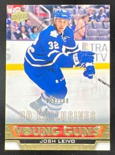 2013-14 Upper Deck UD Exclusives #479 Josh Leivo Young Guns RC /100