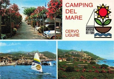 Cervo Camping del Mare Allee Strand Panorama