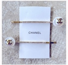 2X chic vintage hair clip/barrette chanel cc vip gift