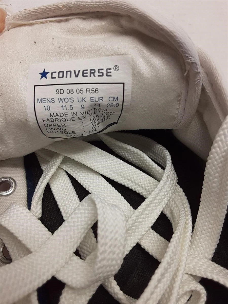 Converse Jack Purcell Leather Ox Low-Top Sneakers White Men's US 10