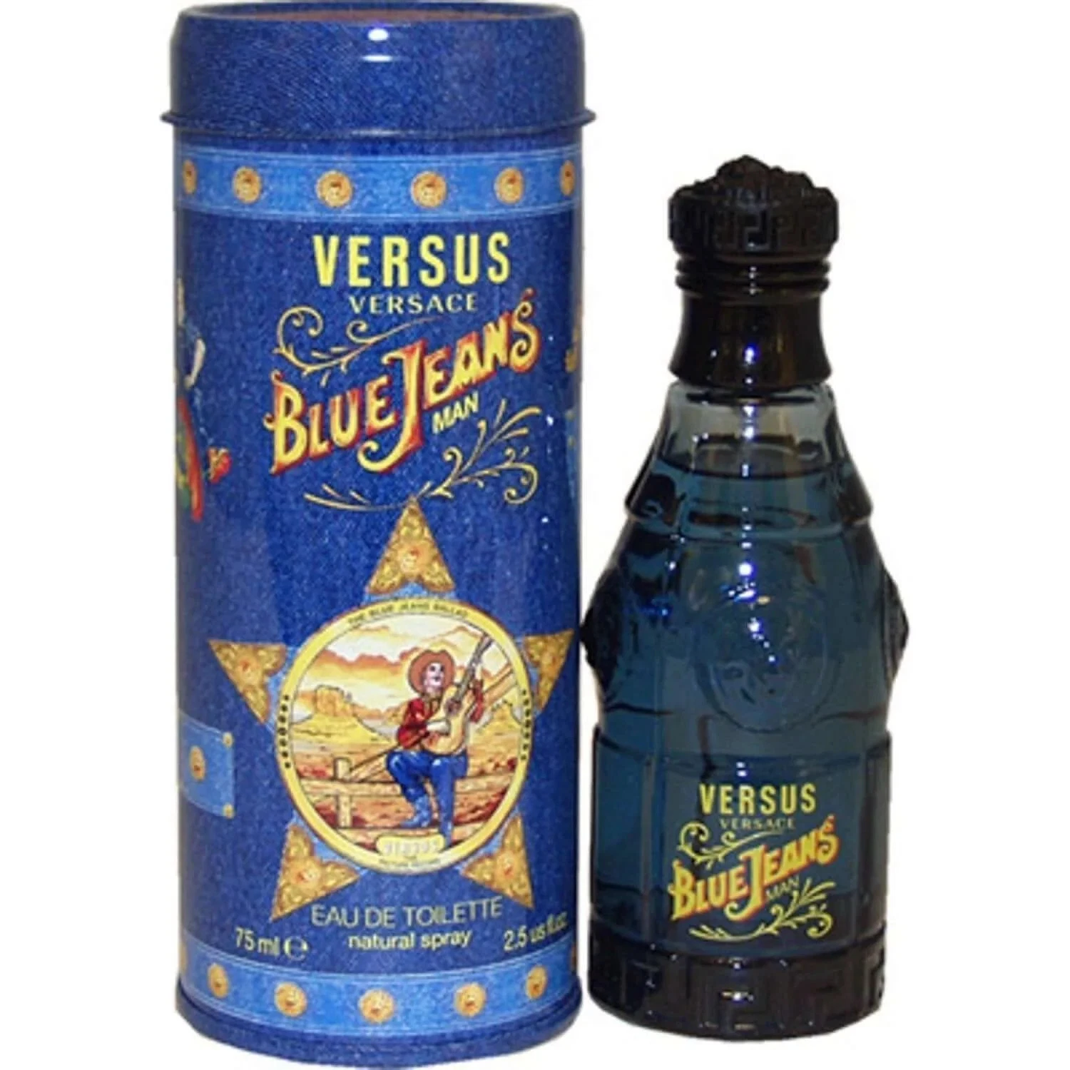 BLUE JEANS by Gianni Versace Cologne for Men EDT 2.5 oz New In Can Review