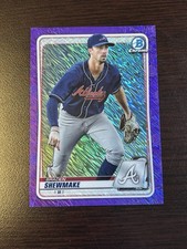 Topps 2020 Bowman Chrome Braden Shewmake Purple Shimmer #BCP-219 Braves