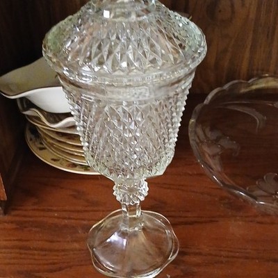 Crystal  tall decanter, beautifully crafted  and designed 