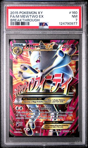 M Mewtwo-EX graded PSA 7 for sale on eBay