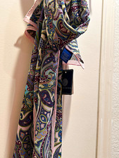 Elegant 100 Silk Paisley Rectangle Scarf. Original price 120