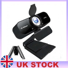 Full HD 1080P Webcam USB AutoFocus Web Camera with Microphone for PC Laptop, UK