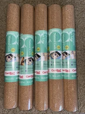 (5) Con-Tact Brand Cork Roll, Self-Adhesive, Multi-Purpose Cork Shelf Liner