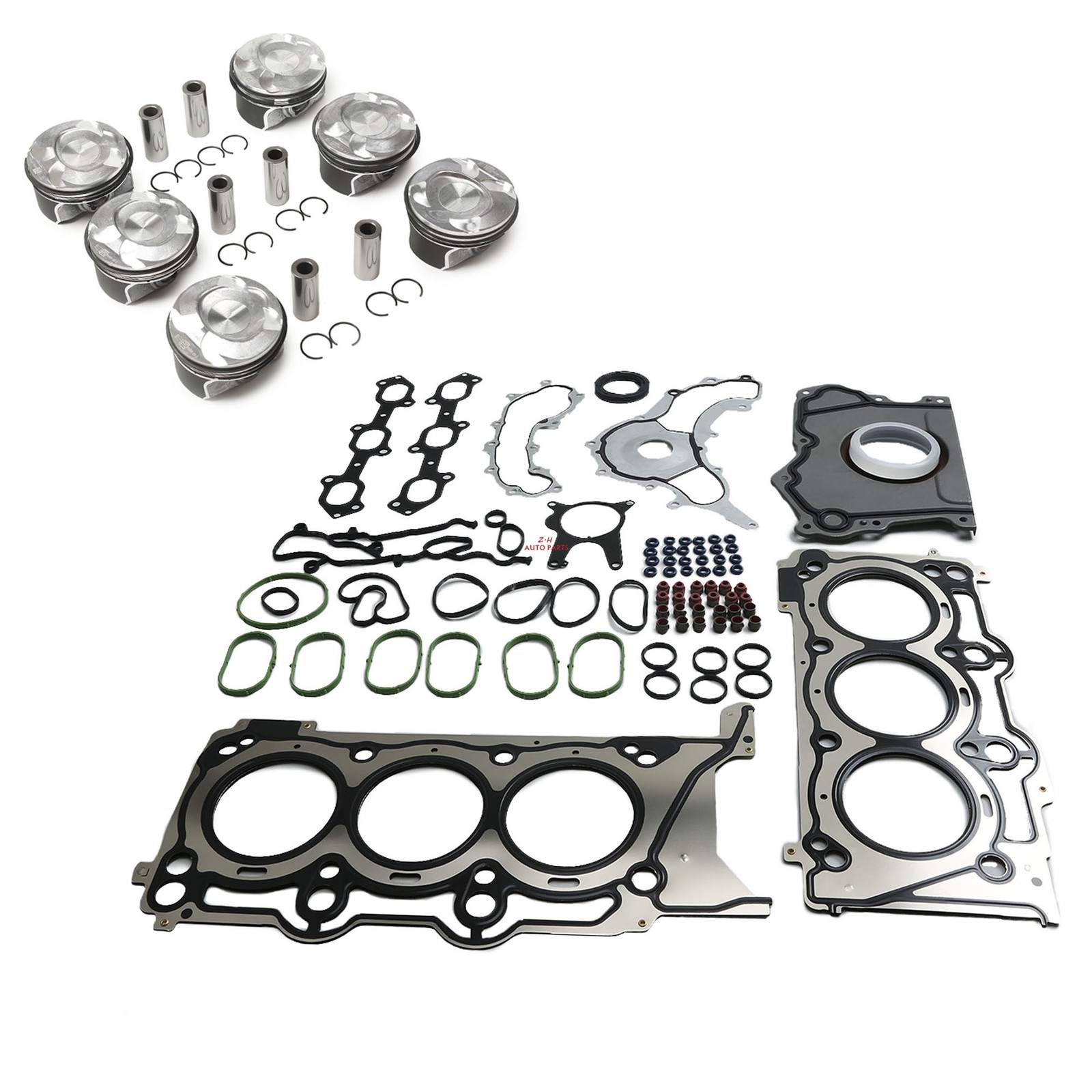 Engine Rebuild Piston & Gasket Rebuild Kit For Maserati Ghibli M156B M156D 3.0T