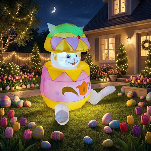 Aufblasbare Osterdekoration für den Außenbereich, Gartendekoration für den