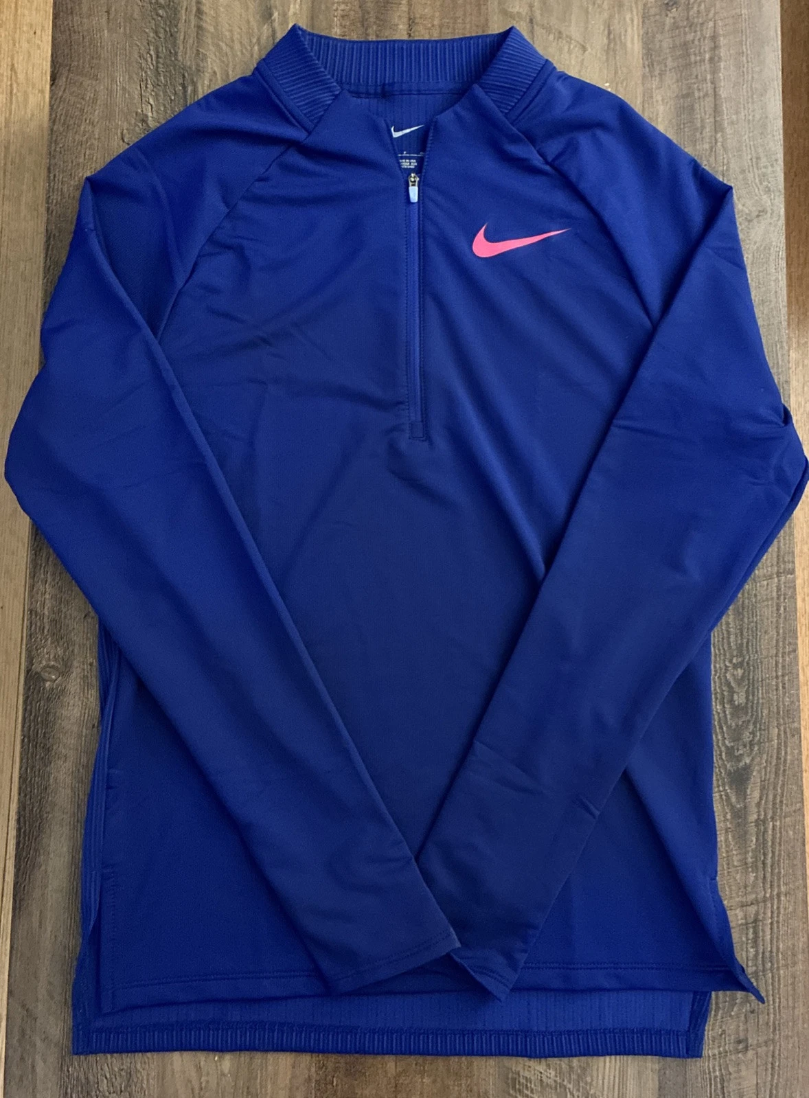 Nike Men’s Small 2023 Pro Elite Team Half-Zip Jersey Made In USA Blue DR5229-455
