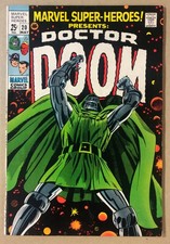 Marvel Super-Heroes #20 | 1969 | 1st solo Dr. Doom + Valeria | VF- | 7.5 | TIGHT