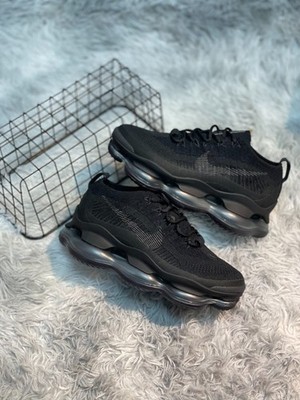 Nike Air Max Scorpion Triple Black Flyknit Men's Running Sneakers Casual Shoes