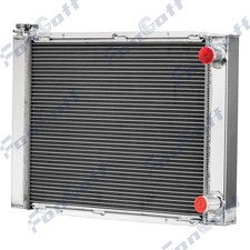 3 Rows Aluminum Radiator For Chevy Sbc 350 Crossflow Style Double Pass 19 X 26