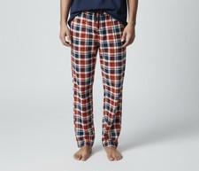 Perry Ellis Portfolio Mens Pajama Pant Red Blue Plaid XL NWOT