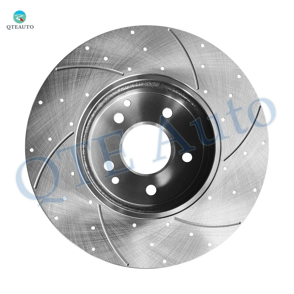 4 rotores de freno perforados delanteros 300 mm-traseros 290 mm para Mercedes-Benz CLK320 1998-2003 Foto 4 de 4