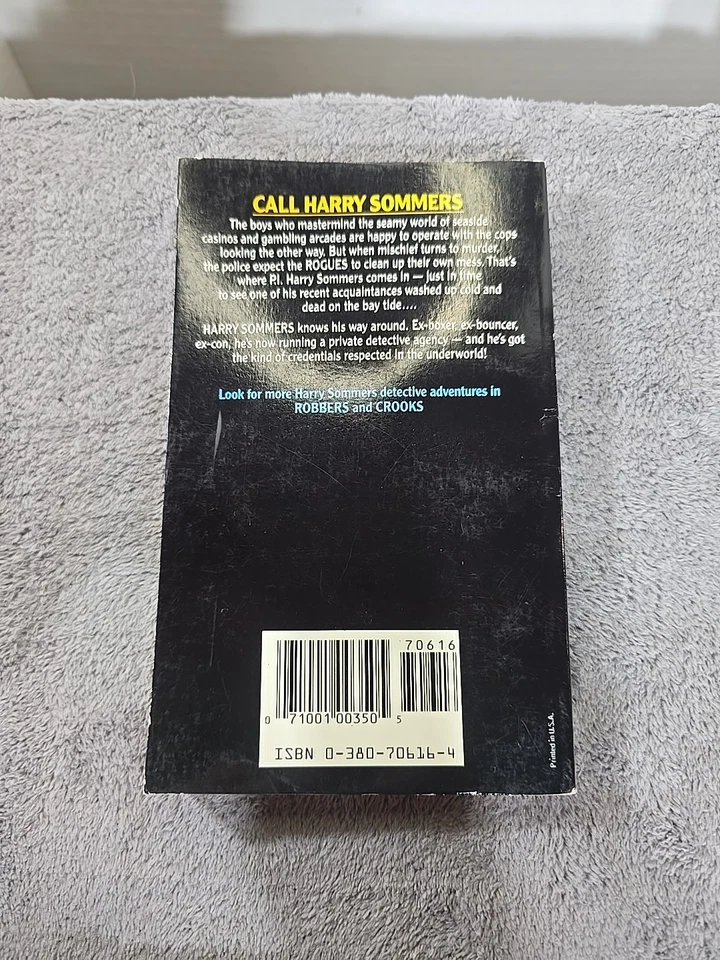 Rogues A Harry Sommers Mystery Peter Whalley Paperback Avon RARE - Image 4 of 4