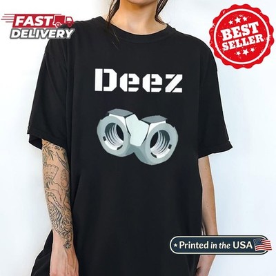 Gildan Tee ''Deez Nuts'' Funny Graphic T-Shirt