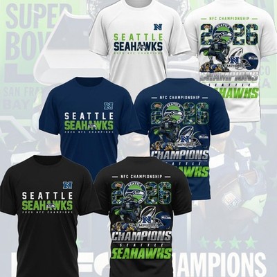HOT ITEM - Seattle Seahawks 2025 - 2026 NFC Champions Both Side For Fans