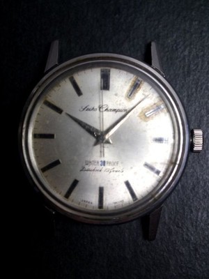 SEIKO Champion 19 jewels manual winding 3 hands J13040 men s wristwatch ab230 ru