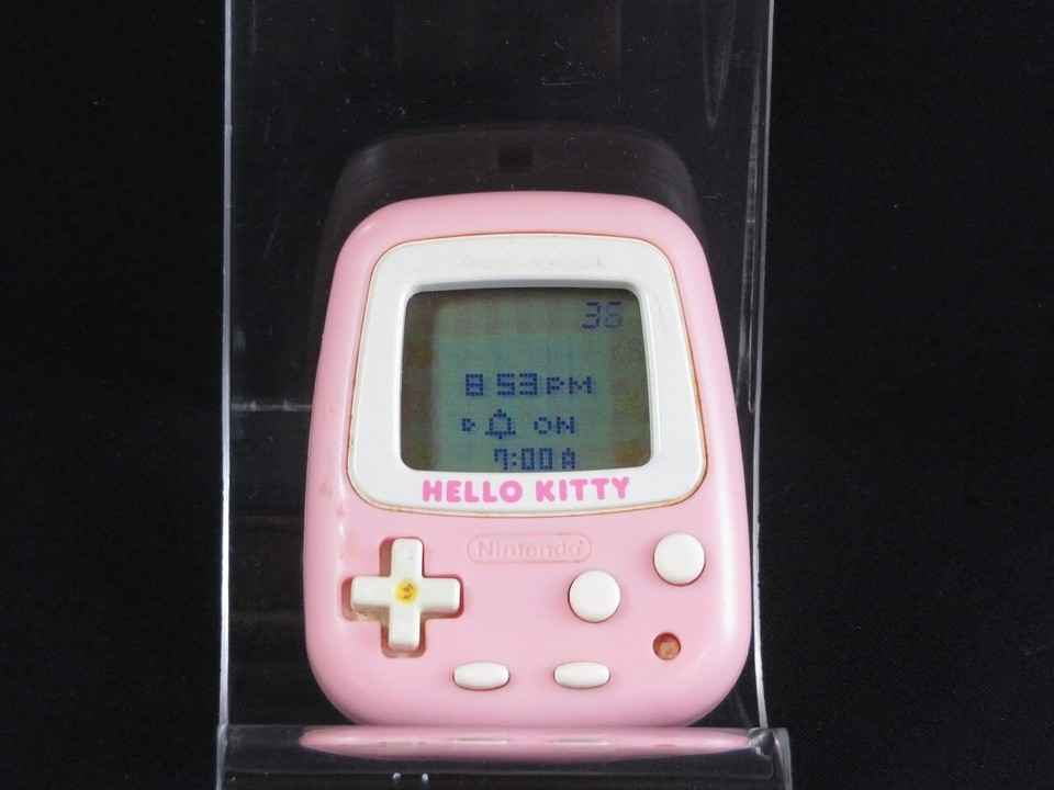 Tested Pocket Hello Kitty Pedometer Nintendo Virtual Pet Game 1998 from