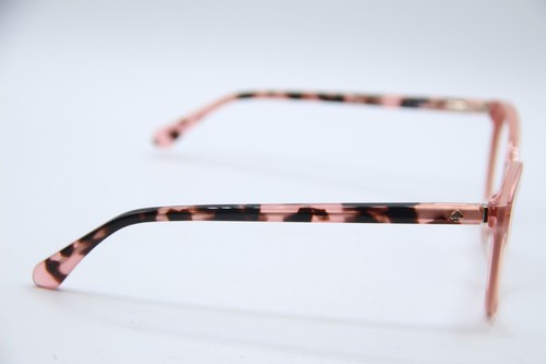 NEW KATE SPADE NEW YORK THEA 35J PINK HAVANA AUTHENTIC FRAMES EYEGLASSES 52-14 - Picture 4 of 4