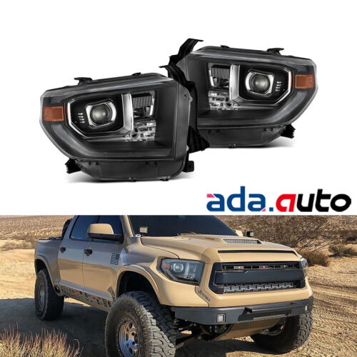 Base Model For 14-21 Toyota Tundra G2 Halogen Projector Headlights Replacement