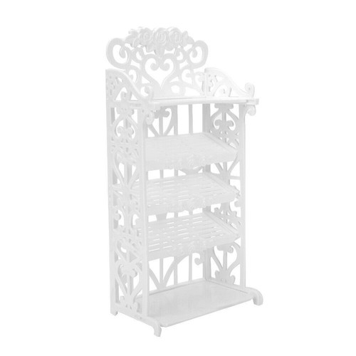 Mini Furniture Plastic Shoe Cabinet/Rack Model Toys for Children - Picture 4 of 11