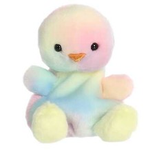 Aurora - Palm Pals - 4" Aura Rainbow Chick Adorable Stuffed Animal
